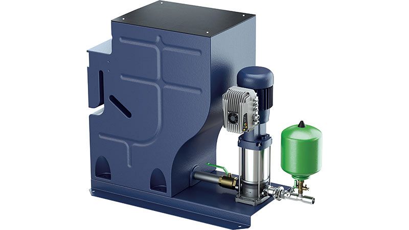 New break tank package booster set for drinking water