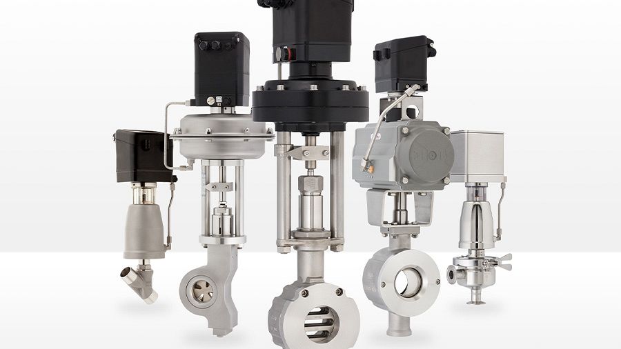 Smart control valves thanks to IO-Link