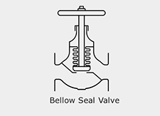 Bellow seal valve