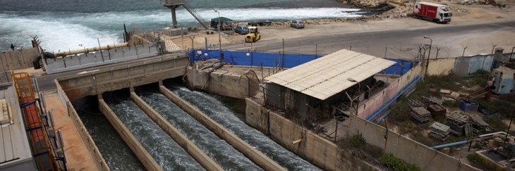 The Hadera desalination plant. When it became fully operational in 2010, it was the world’s largest RO plant.