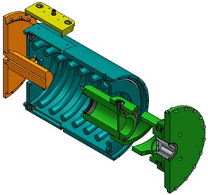Fig 2 Hydraulic actuator arrangement