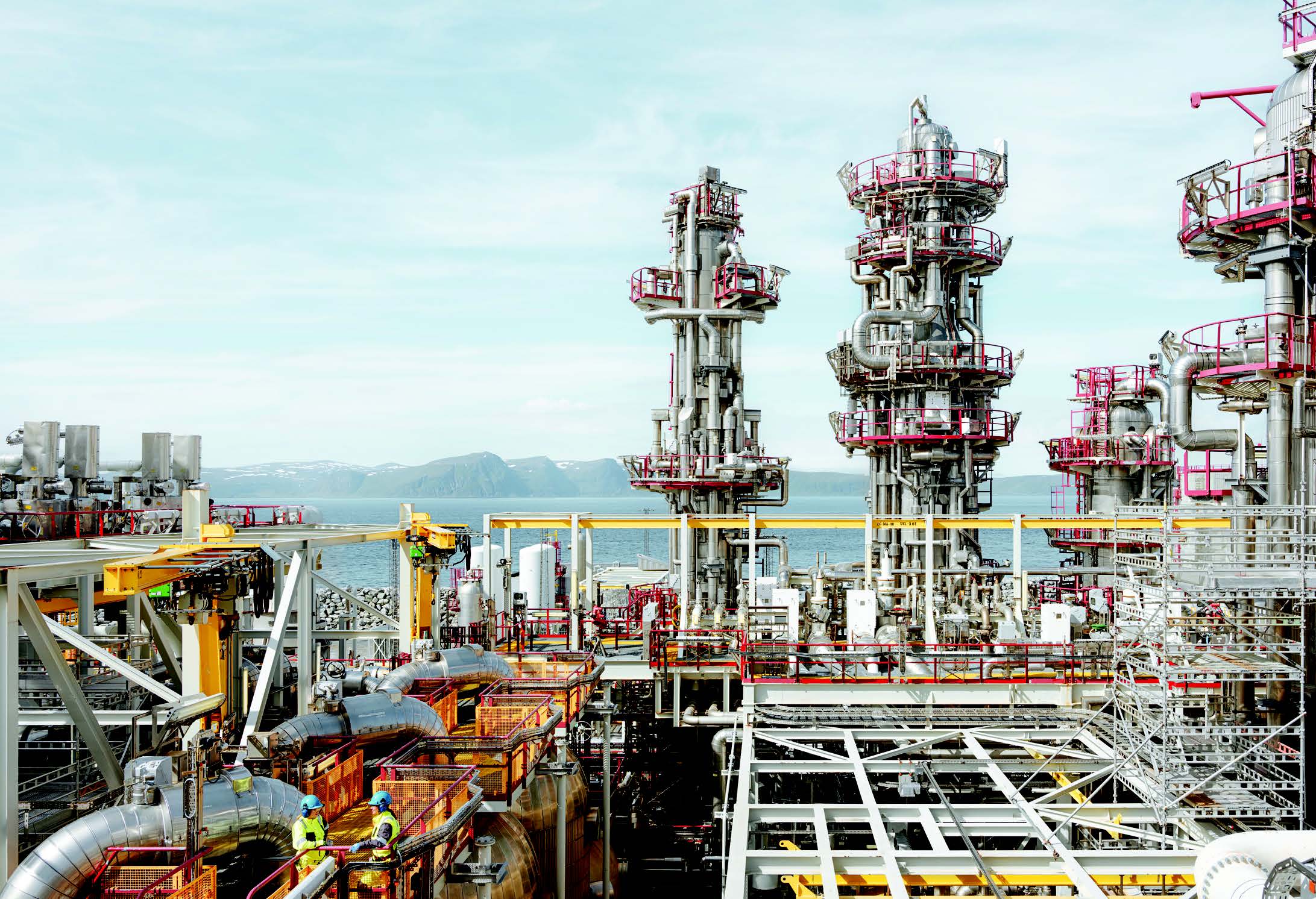 Hammerfest was Europes first LNG plant. Photographer Einar Aslaksen /© Equinor