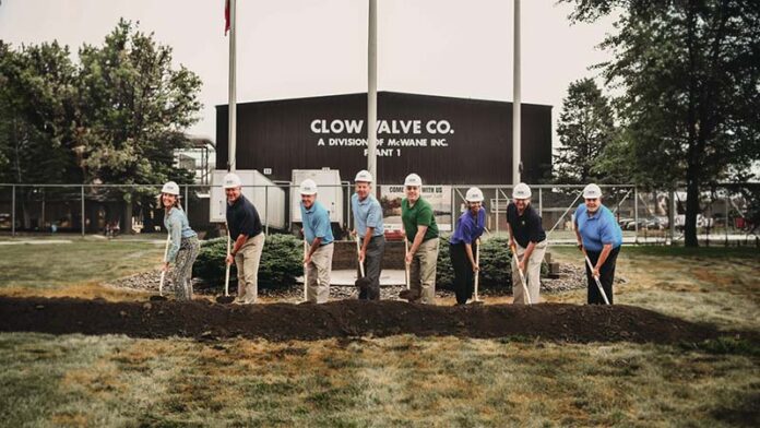 Clow Valve USD 75M expansion breaks ground