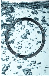 Hot water tests of o-rings are performed to determine compatibility with the fluid.