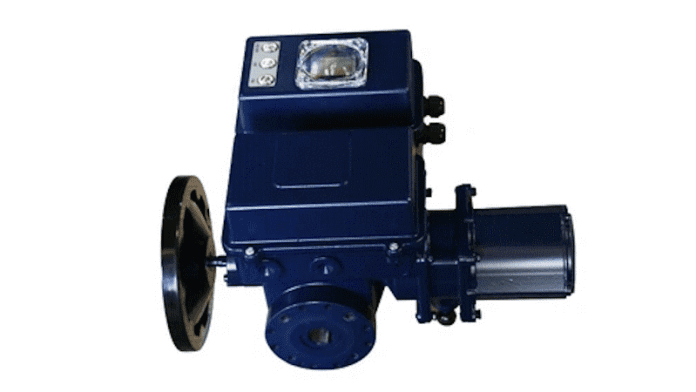 AS-25 BS-60 direct mounted part-turn electric actuator