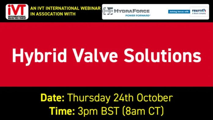 iVT WEBINAR: HydraForce delves into hybrid valve solutions