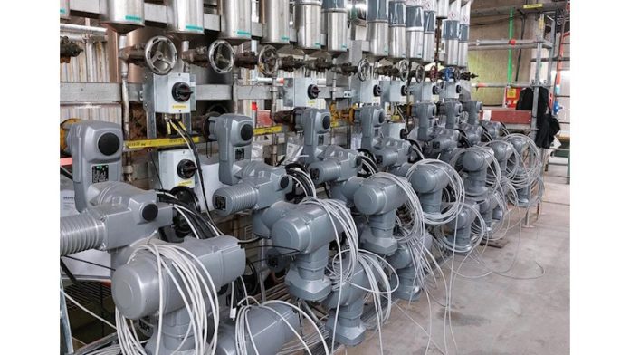 AUMA Profinet actuator retrofit increases plant sustainability