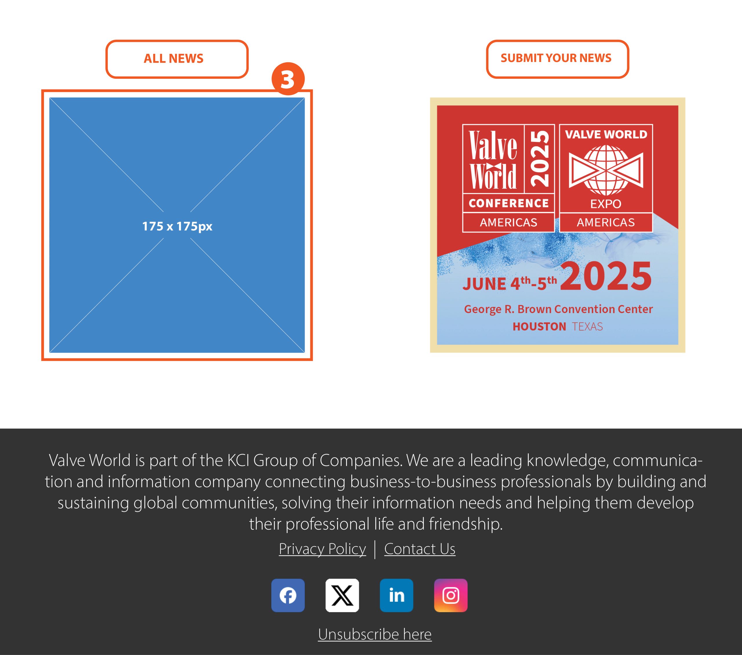 Newsletter Showcase Banner