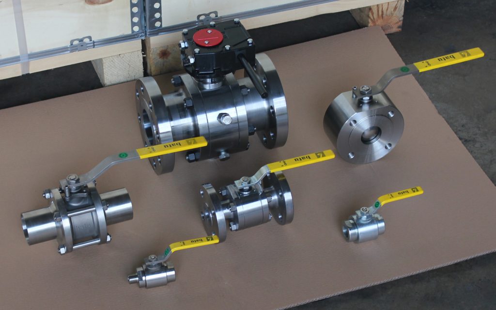 Figure 5. Range of Batu valves tailored for diverse industry needs