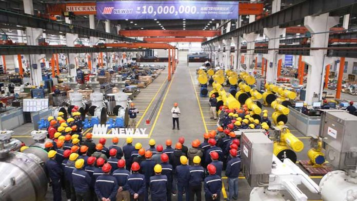 The 10 millionth Neway valve delivery celebration The 10 millionth Neway valve delivery celebration