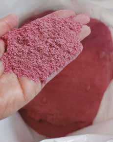 Fig.2: Grinded gasket powder