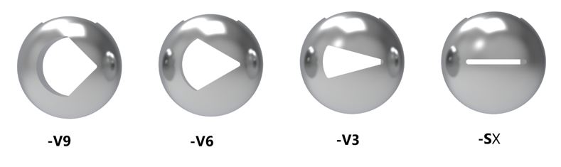 Available v-port profiles