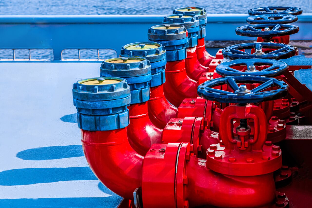 Materials and/or protective coatings are chosen that provide suitable corrosion-resistance to seawater.
