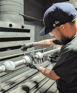 The HVOF process results in an exceptionally durable coating to withstand demanding environments.