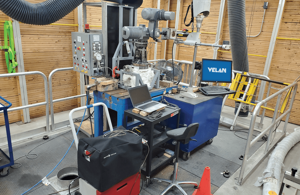 Fugitive emissions testing of a pressure seal valve in the 2020’s.