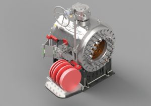 Figure 1. Compact wafer pig ball valve with integrated pig tray: Streamlined design for efficient pigging in space-limited installations