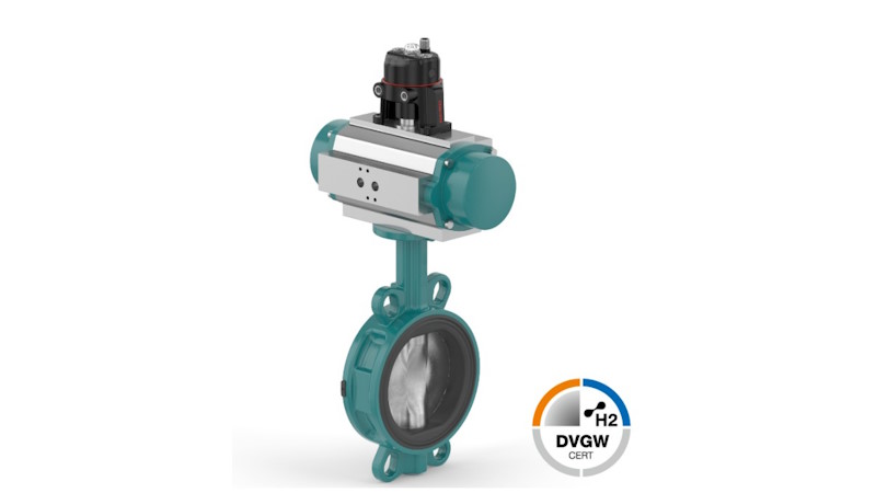 GEMÜ butterfly valves certified for hydrogen applications GEMÜ butterfly valves certified for hydrogen applications